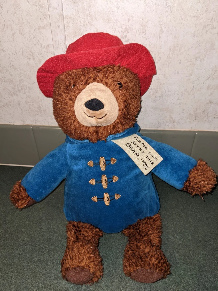Kohls Cares Paddington Brown Teddy Bear Plush Stuffed Animal Blue