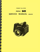 Pentax 645 Camera REPAIR SERVICE MANUAL