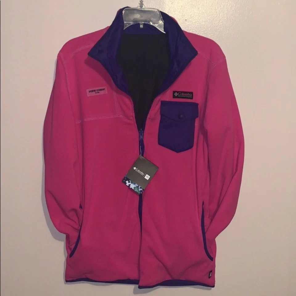 Opening Ceremony X Columbia LIMITED EDITION NWT Pink/Purple Reversible Jacket XS - Image 3 of 4