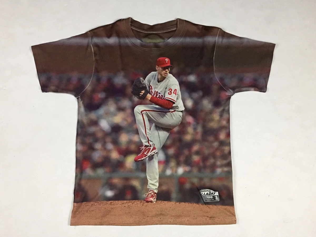 Unique Kids MLB ROY HALLADAY Philadelphia Phillies Tee-Shirt - Medium 10-12