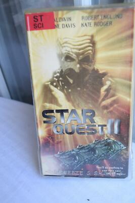 VINTAGE 1996 Star Quest II Sci-Fi HORROR VHS TAPE