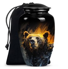 Bear Burial Urn Large Decorative Urn Human Urns For Ashes