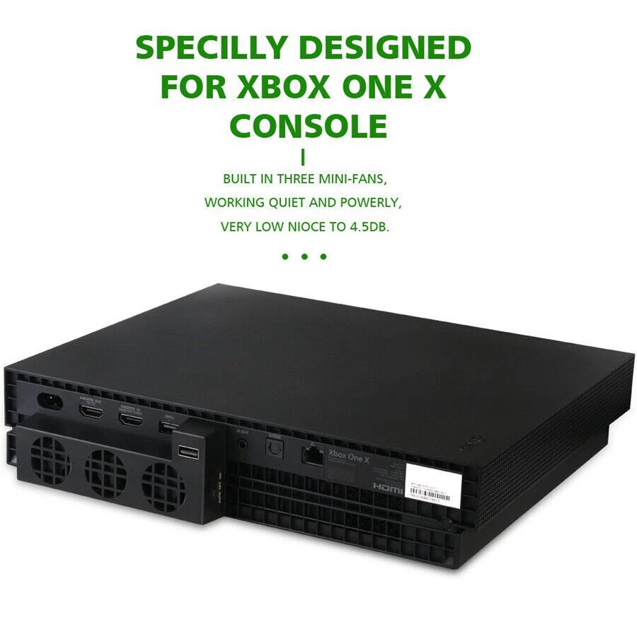 Game Machine Cooling Fan with 3 Fans for Xbox One X Game Console Accessories YZH - Image 2 of 4