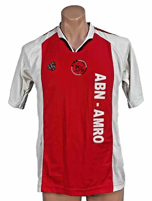 Embroidered 3D Home Jersey Vintage Ajax Amsterdam Mens Large