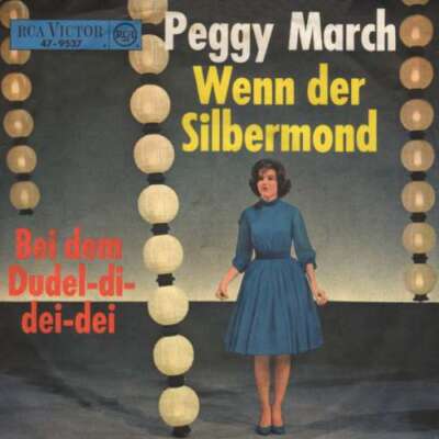 Peggy March Wenn Der Silbermond / Bei D 7'' Single New Vinyl Schallplatte 77547