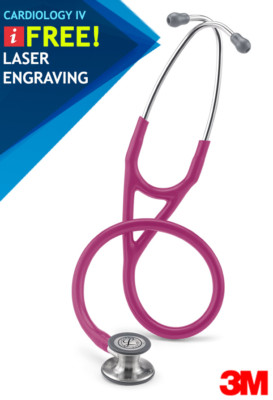 3M Littmann Cardiology IV Raspberry 6158 - FREE Laser Engraving | eBay