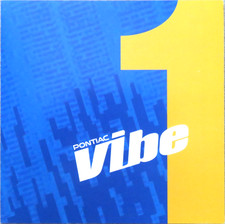 2002 Pontiac Vibe 1 USA Brochure Brochure, 10 Pages