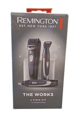 Remington The Works Super Trimmer 6-teiliges Set MB905, 45 Min. Laufzeit, wiederaufladbar, neu