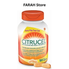 Citrucel Fiber Therapy Caplets for Irregularity, Methylcellulose , 180 Count