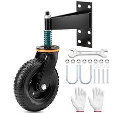 8 Inch Gate Wheel, Suitable for Metal Tube Gates, Capacity 750 Lbs, 8 INCH