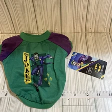 Fetch for Pets Batman The Joker Dog Shirt X SMALL Halloween Costume R