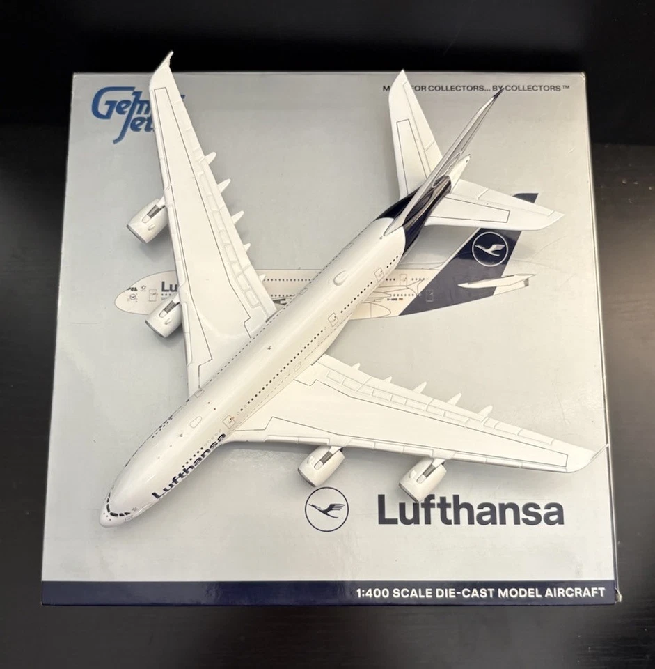 GeminiJets 1:400 Lufthansa Airbus A380 D-AIMB GJDLH1842 Diecast Model Airplane - Image 2 of 4