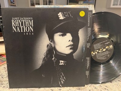 JANET JACKSON RHYTHM NATION 1814 ~ RARE 1989 USA PRESS ~ VG+++ VINYL LP  LOW$$