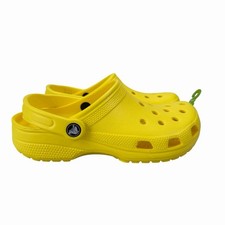 Crocs Classic Clog K Yellow Clogs Youth Unisex Size J5