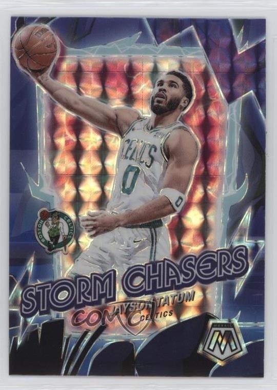 2023-24 Panini Mosaic Storm Chasers Jayson Tatum #9 16wc