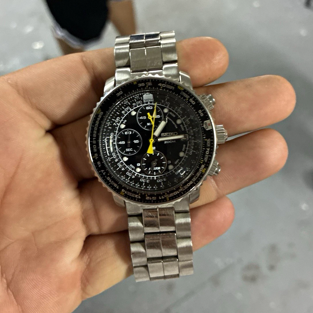 Seiko Men Pilot/Aviator Wristwatches for sale | eBay