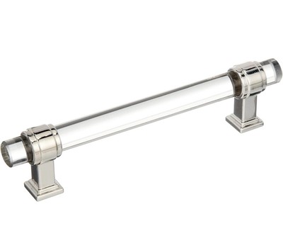 Liberty P37297C 128mm Acrylic Bar Pull Polished Nickel Clear Acrylic 5 1/16 Inch