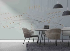 3D Digital Chip Close-up Wall Murals Wallpaper Murals Wall Sticker