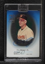 2021 Clearly Authentic 2006 Allen & Ginter Blue 13/25 Cal Ripken Jr Auto 10no