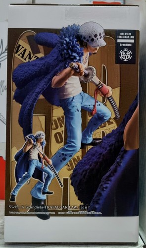 ONE PIECE STATUA TRAFALGAR LAW BANDAI FIGURE BANPRESTO GRANDISTA 22CM ORIGINALE - Foto 7 di 7