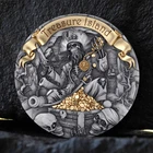 2024 Cameroon "Treasure Island" 2 oz .999 Silver Coin, #32 of 500 Minted