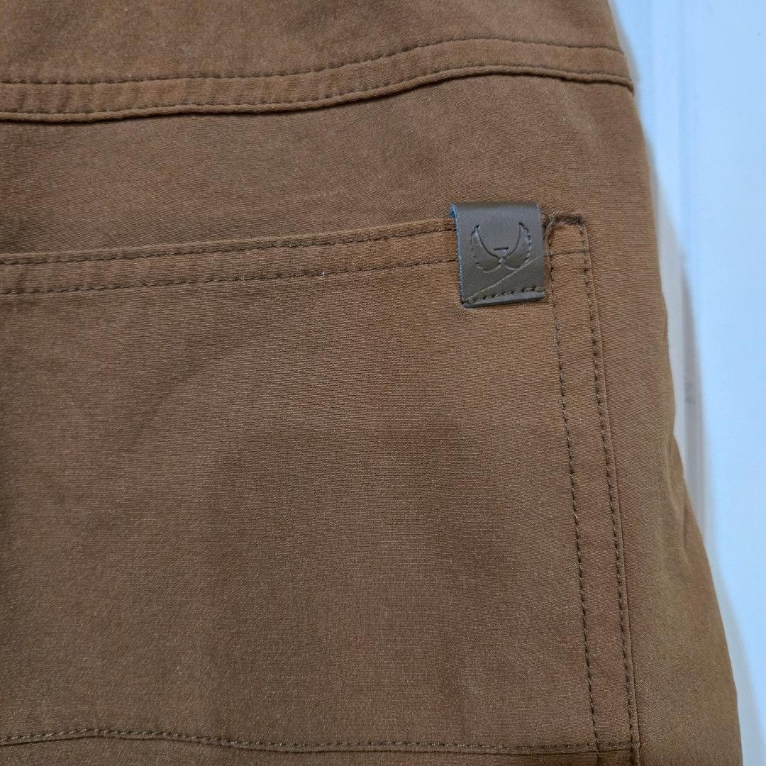 Nick Danger Pants Mens 34 x 30 Brown Cargo Joggers  Stretch Hiking Outdoor