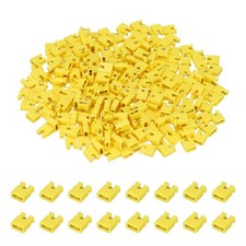 300Pcs 2.54mm Jumper Caps, Open Top Header Pin, Short Circuit Blocks, Yellow