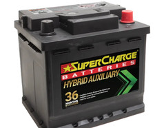 SuperCharge Hybrid Auxilry STOP START LN1MF 12V52AH Battery- 36 Month Warranty