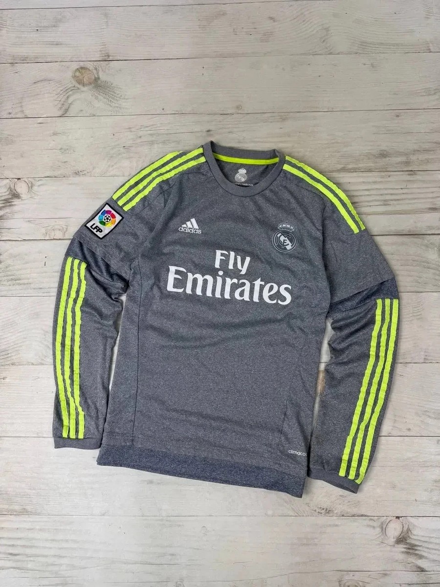 Real Madrid 2015 2016 #4 Sergio Ramos Long Sleeve Jersey Away