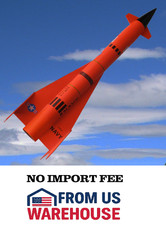 Mad Cow Rocketry 1.6" Mini Jay Hawk AQM-37A Rocket Kit 29mm Model Rocket