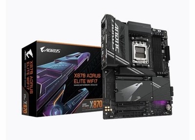 New Gigabyte X870 AORUS ELITE WIFI7 AMD AM5 ATX Motherboard DDR5 PCIe 5.0