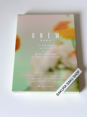 SHINee ONEW SAKU First Limited Edition CD Photo book Card Japan