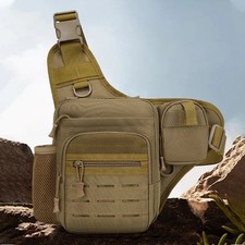 Tactical Camping Chest Bag Fishing Lure Sling Pack Outdoor Sports Crossbody Shou