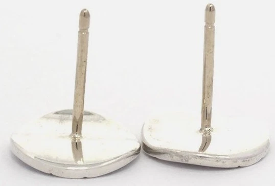Tiffany & Co Noten Runde Ohrstecker Silber 925 Sterling Echt Paar Gebraucht