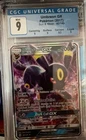 Pokémon TCG Umbreon GX 80/149 SM Base Set Ultra Rare Holo CGC 9 English (2017)