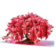 Heart Tree Pop Up Card, Love 3D Popup Greeting Cards, Gifts for Heart tree