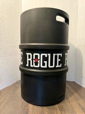 Rogue Brewing Full Size Beer Keg Rare Breweriana Perfect Table Base Collectible