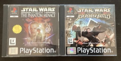 Star Wars Episode I: Die dunkle Bedrohung & Jedi Power Battles = PS1 / PAL