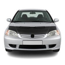 Car Bonnet Mask Hood Bra For Honda Civic 2001-2005 Black 1 Pc