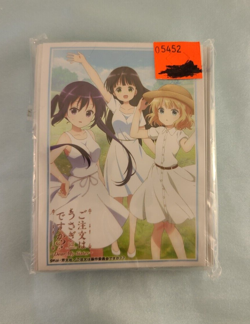 Bushiroad Is The Order A Rabbit? Dear My Sister Card Sleeves *New/Sealed*