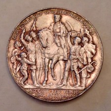 -Germany 1913 Prussia Three (3) Marks Defeat of Napoleon Choice Uncirculated Unc