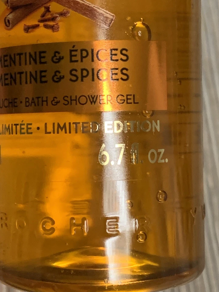 Yves Rocher Clementine & Spices Shower Gel Body Wash Perfumed 6.7 Oz Full Size - Image 4 of 4