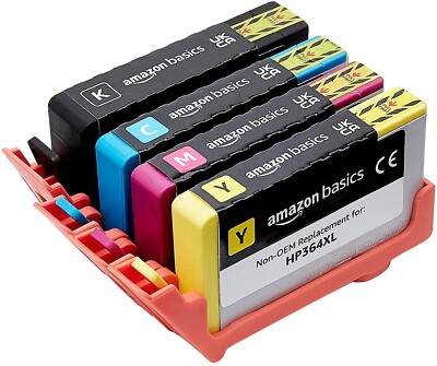 Amazon Basics Tintenstrahlpatrone mit hoher Reichweite Ersatz für HP 364