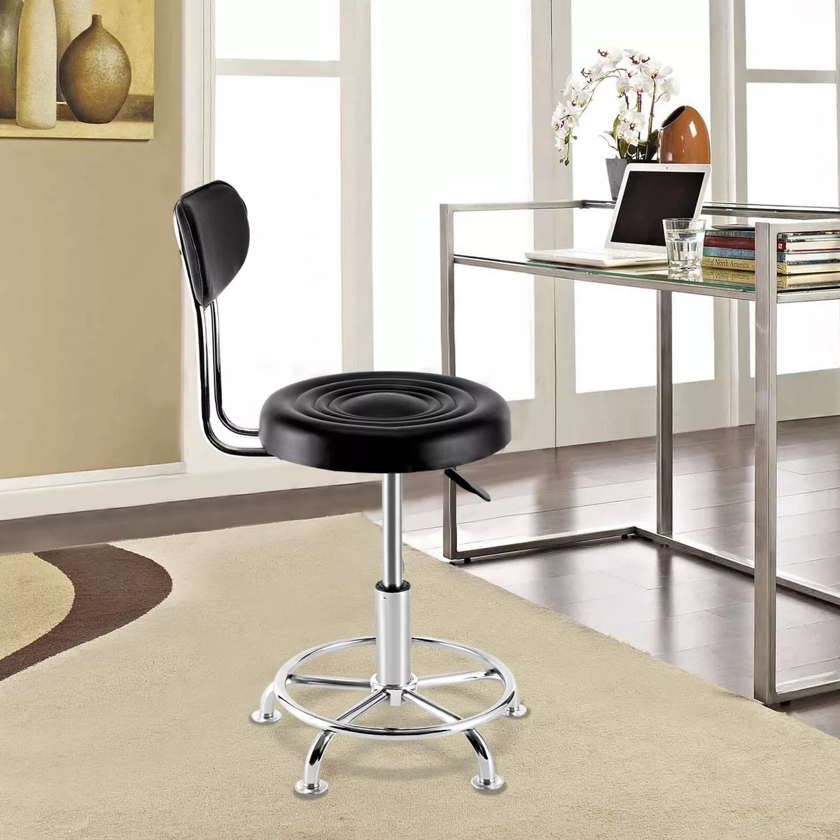 Work Shop Stool Bench Hydraulic Chair Bar Garage Adjustable Height