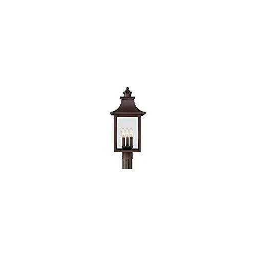 Quoizel CCR9010CU 3-Light Chancellor Outdoor Lantern in Copper Bronze - Picture 7 of 9