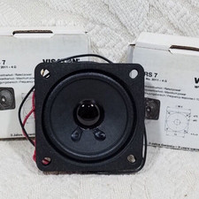 Visaton Frs7 Speakers 2.5" 6.5cm 4 Ohm Min 8w Max15w Full Range No.2011 Lot Of 2
