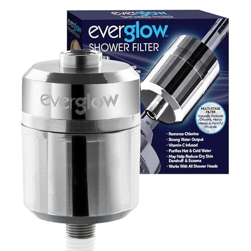 HighOutput Shower Filter Reduces Chlorine Dry Skin Dandruff Eczema Heav