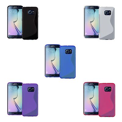 Case For Samsung Galaxy S6 Edge S-Line Silicone Gel Tough