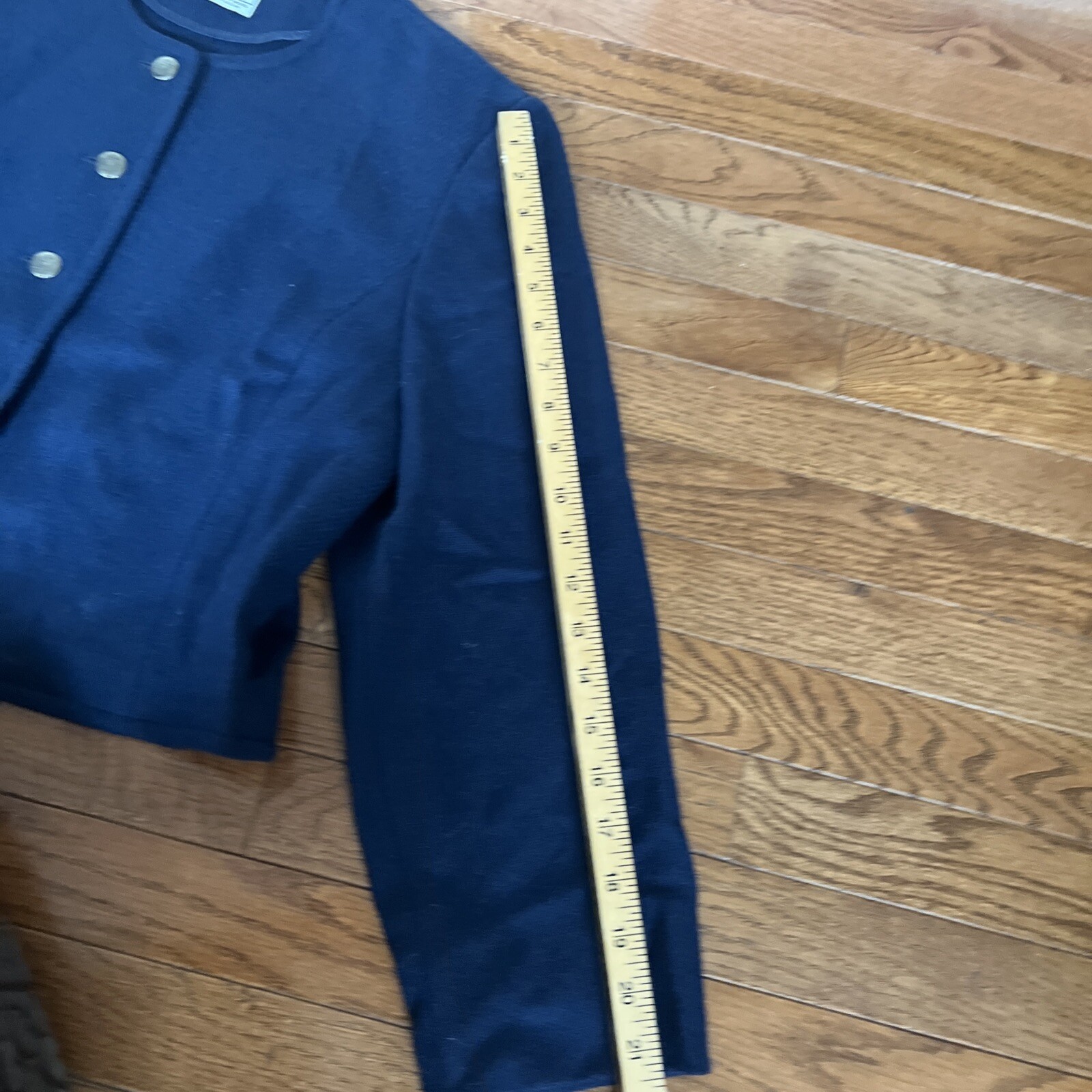 PENDLETON Navy  Blazer suit jacket 100% Virgin Wo… - image 8