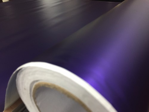 Matte Flat Anodized Purple 1FT x 5FT Vinyl Car Auto Wrap Decal Sticker Film Roll